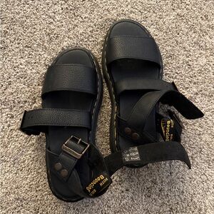 Dr. Martens Black Platform Sandals